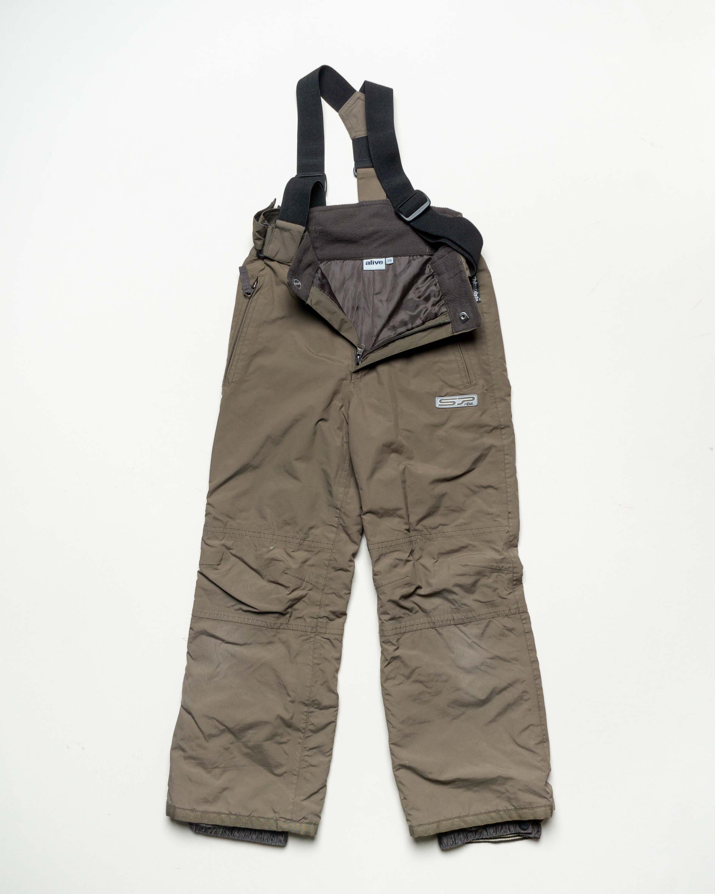 Skihose Gr. 86 – gefüttert khaki Mädchen Junge  