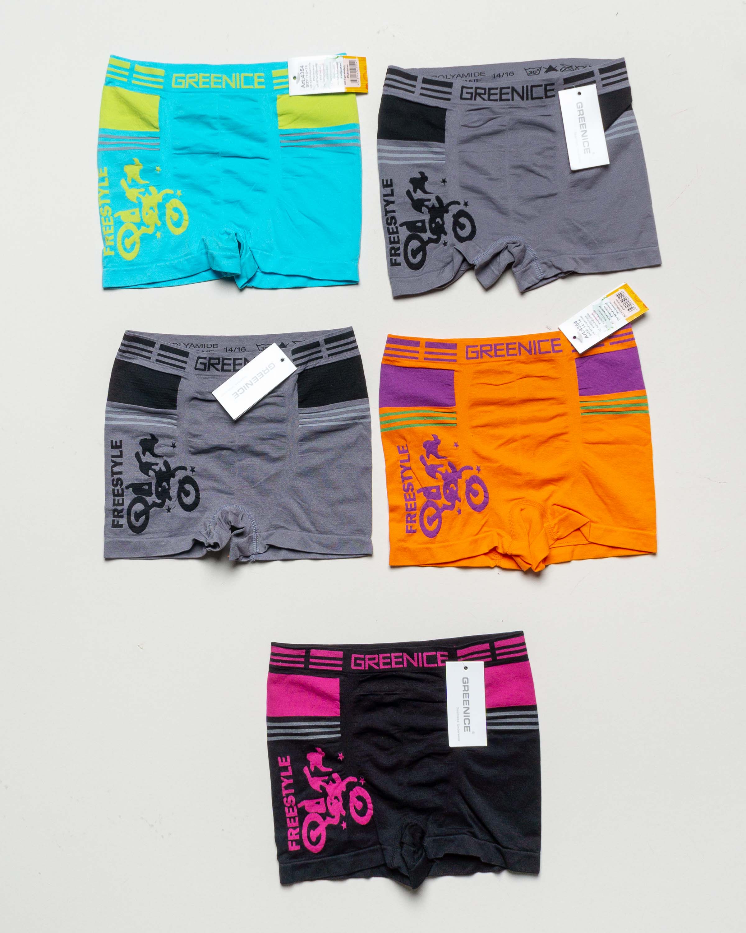 5 Boxershorts Gr. 140-152 – Unterhosen Set Pack