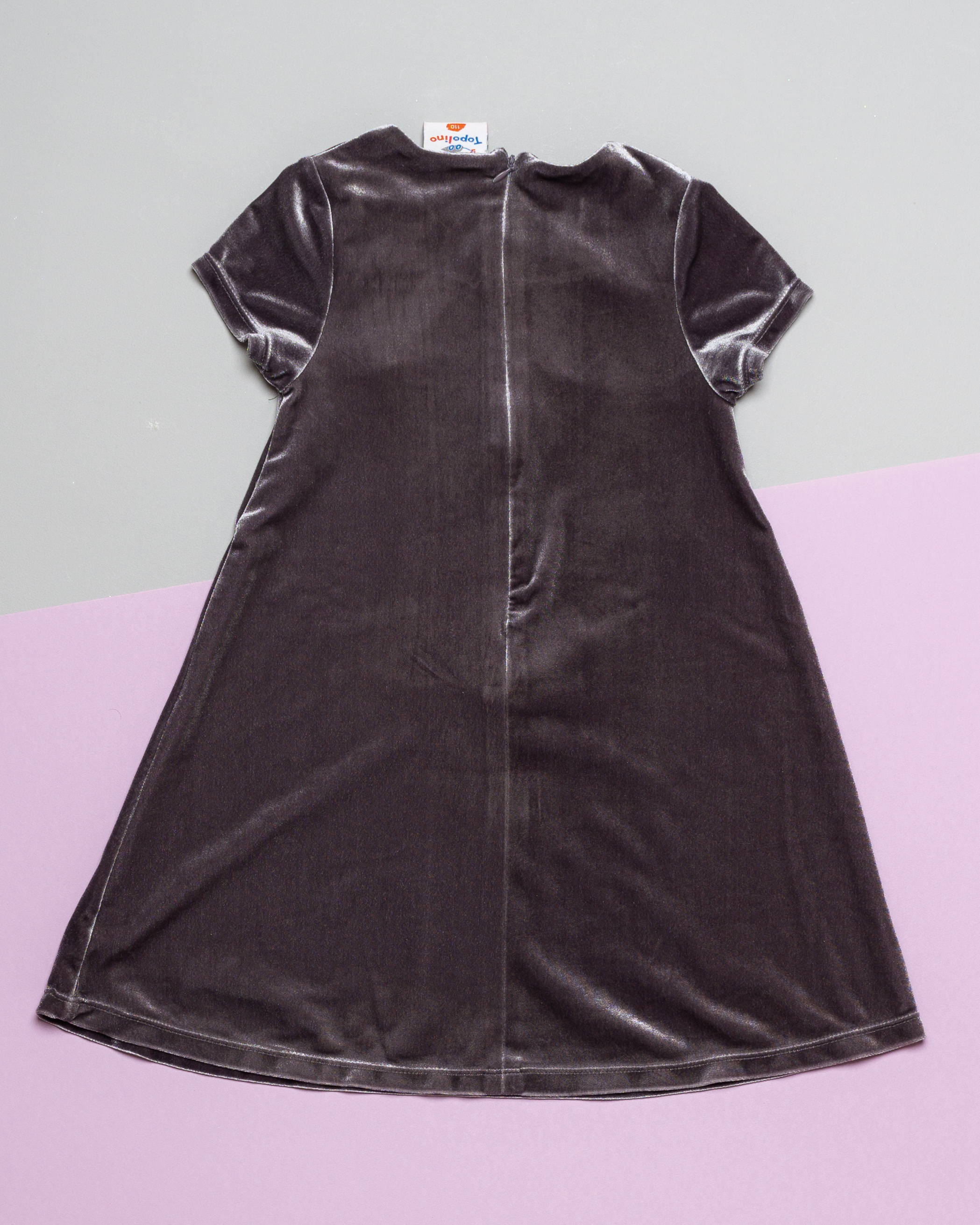 Kleid Gr. 110 – von Topolino, mit Samt und Brosche