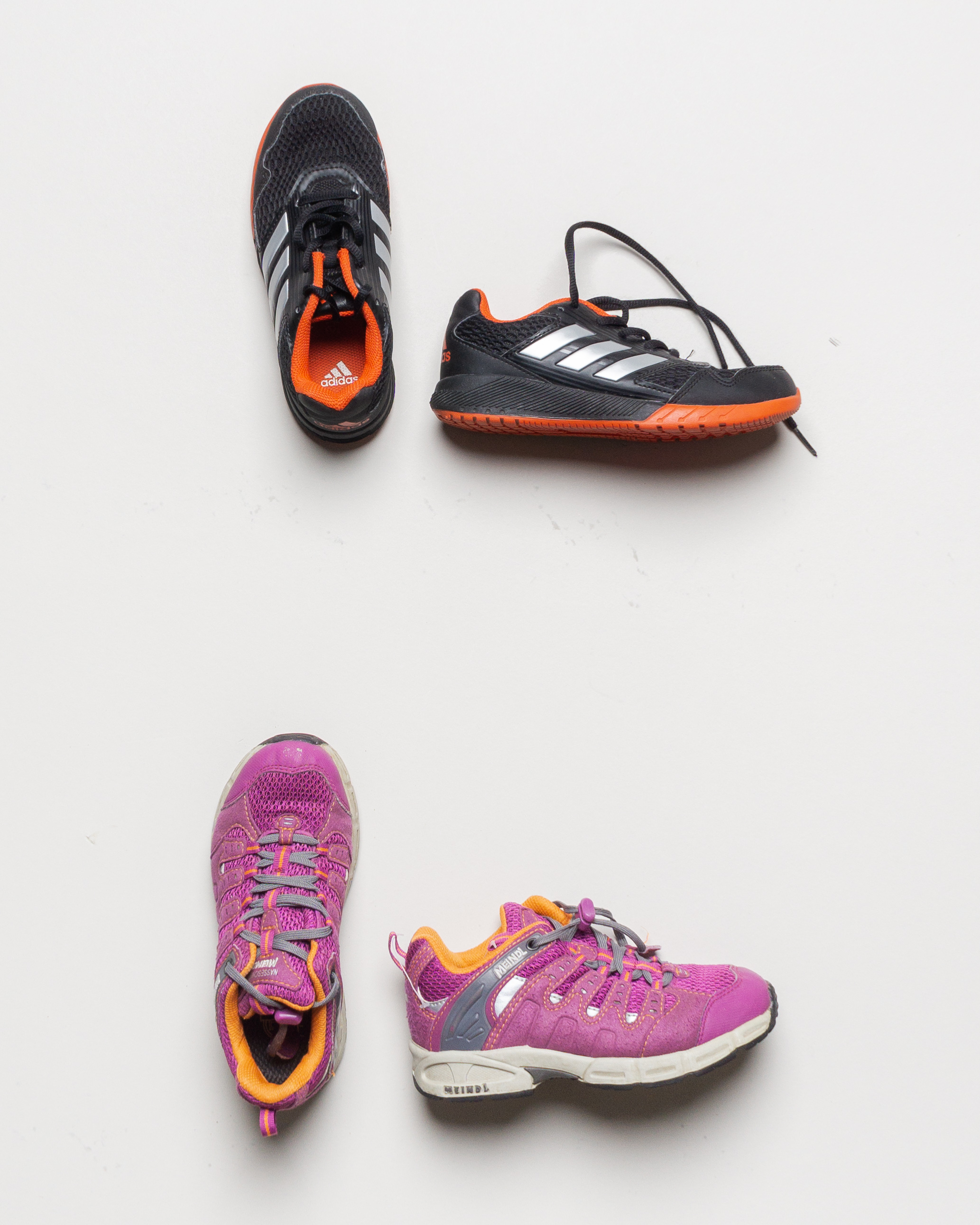 1 Paar Sportschuhe Gr. 30 – Meindl Adidas pink Wandern Sport