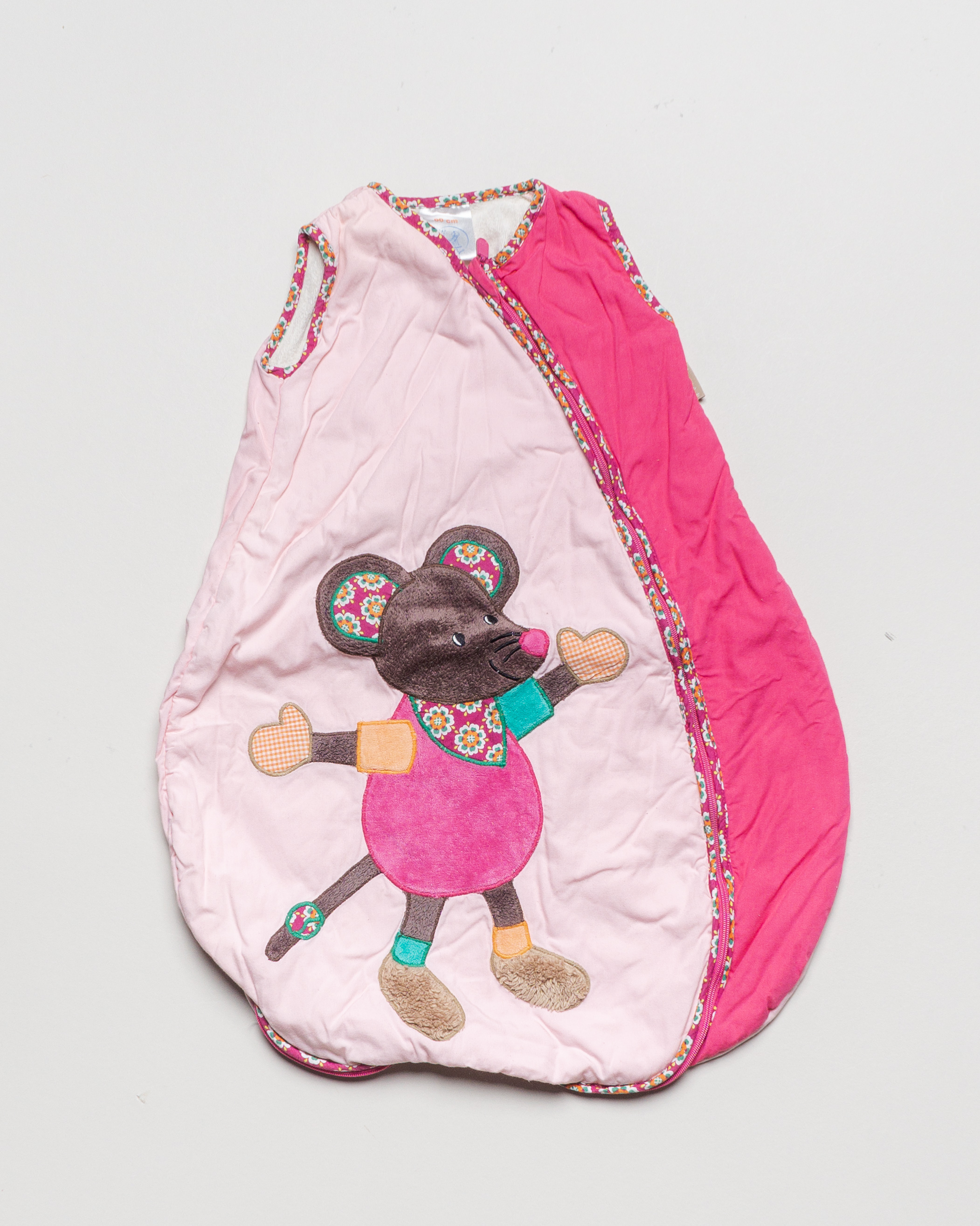 1 Schlafsack Gr. 56/62 – Sterntaler Maus pink