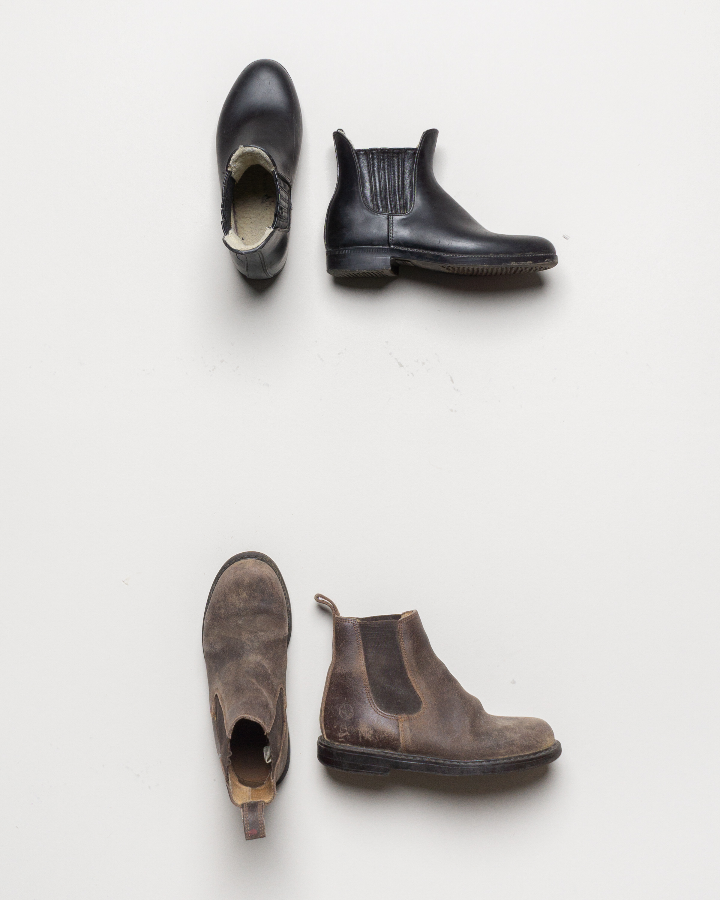 1 Paar Stiefeletten Gr. 30 – Reitstiefel Boots braun schwarz