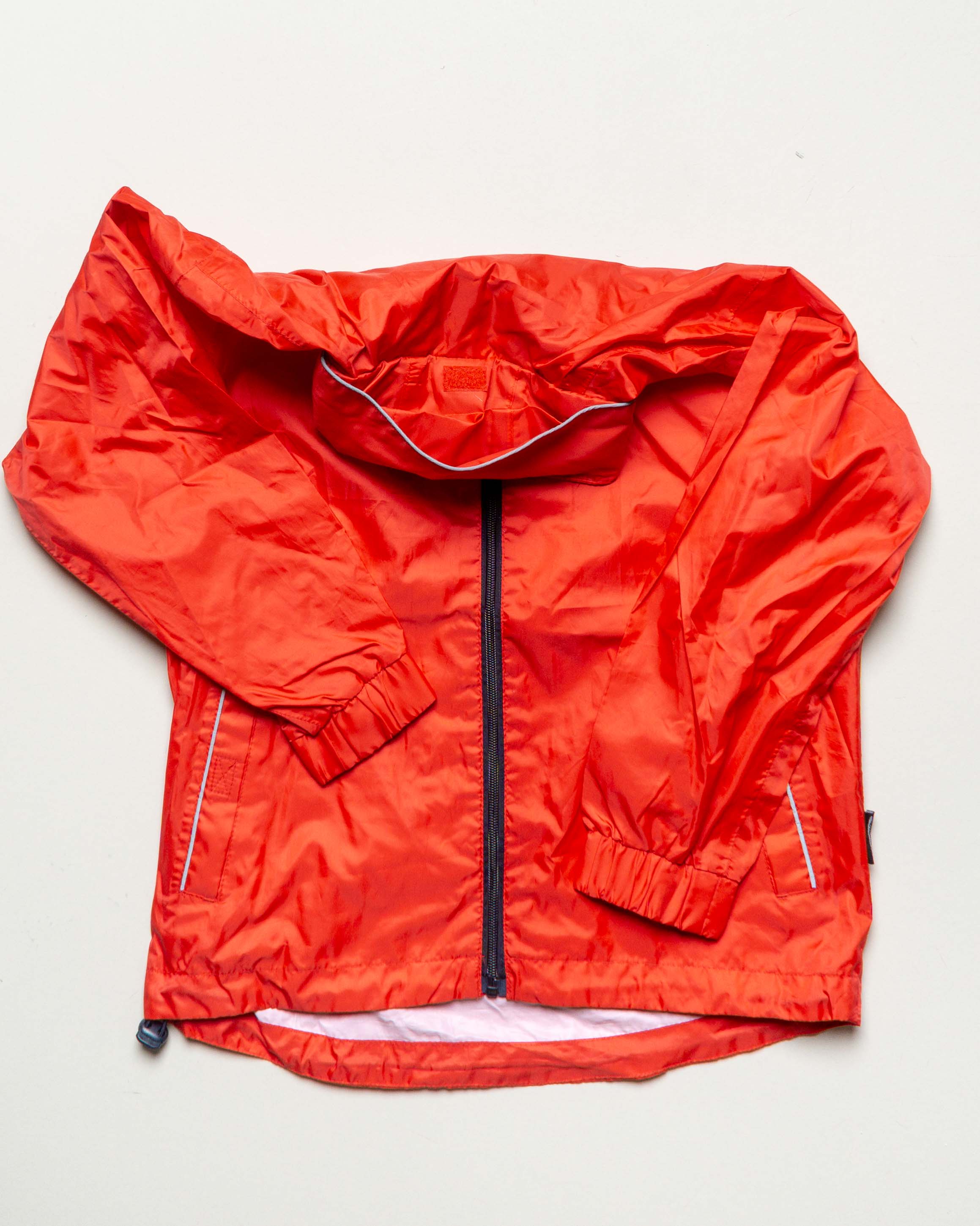 Matschjacke Gr. 140 - Fahrrad Regenjacke rot Mädchen Junge 