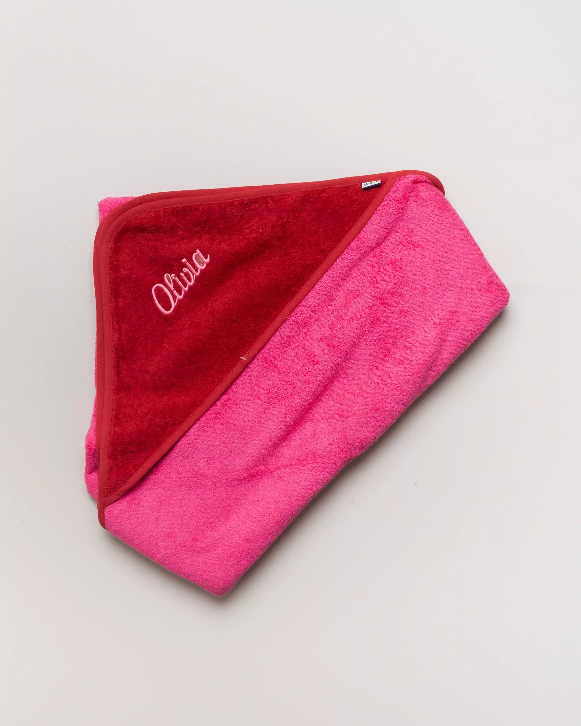 Handtuch 134x134 cm – NEU Jacko-o pink flauschig Mädchen Olivia Stickerei