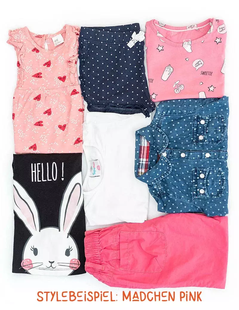 Baby Sommer-Box ❀ pinke Kleidung für Mädchen