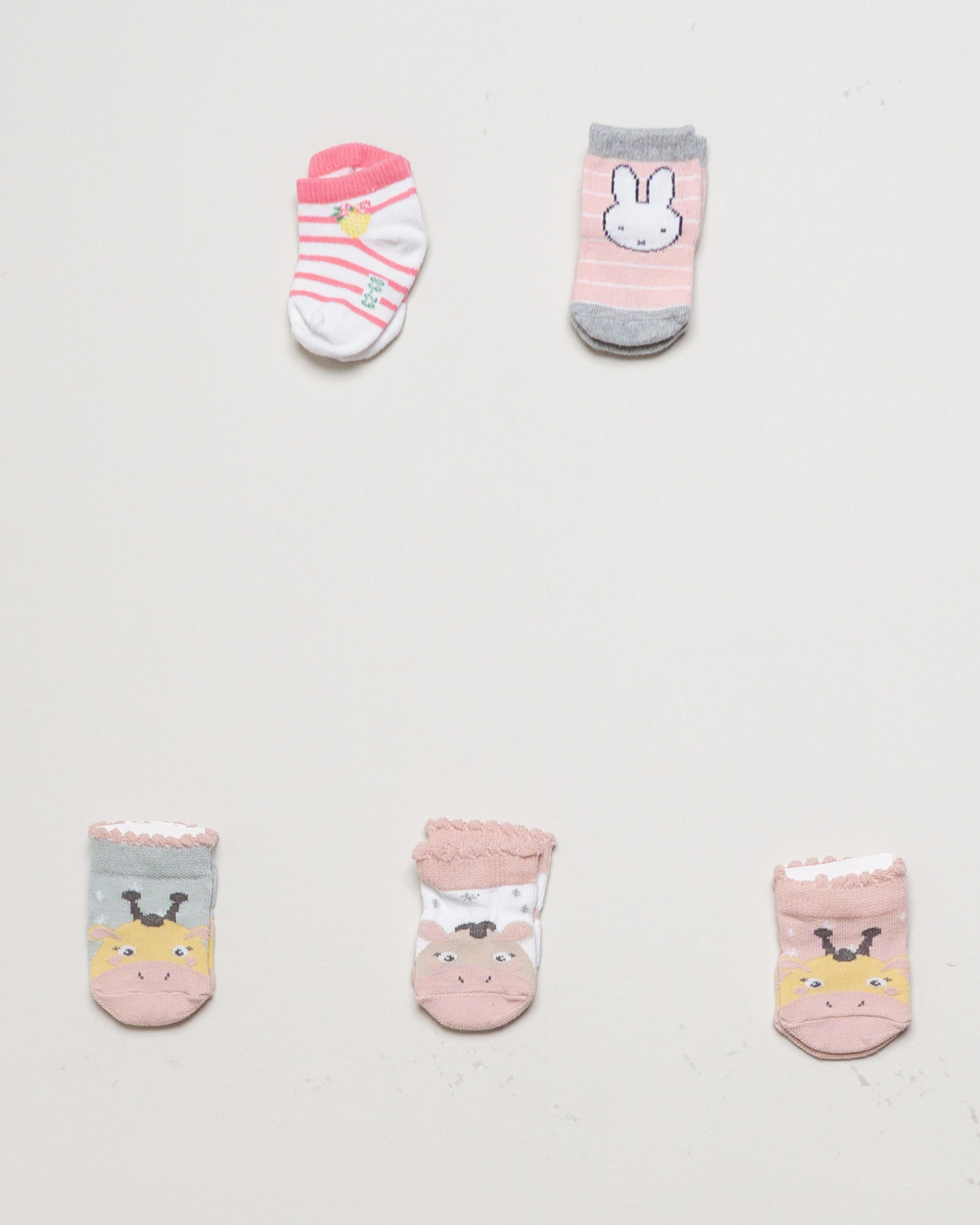 5 Paar Socken Gr. 18-22 - Set Pack Tiere Hello Kitty Comic