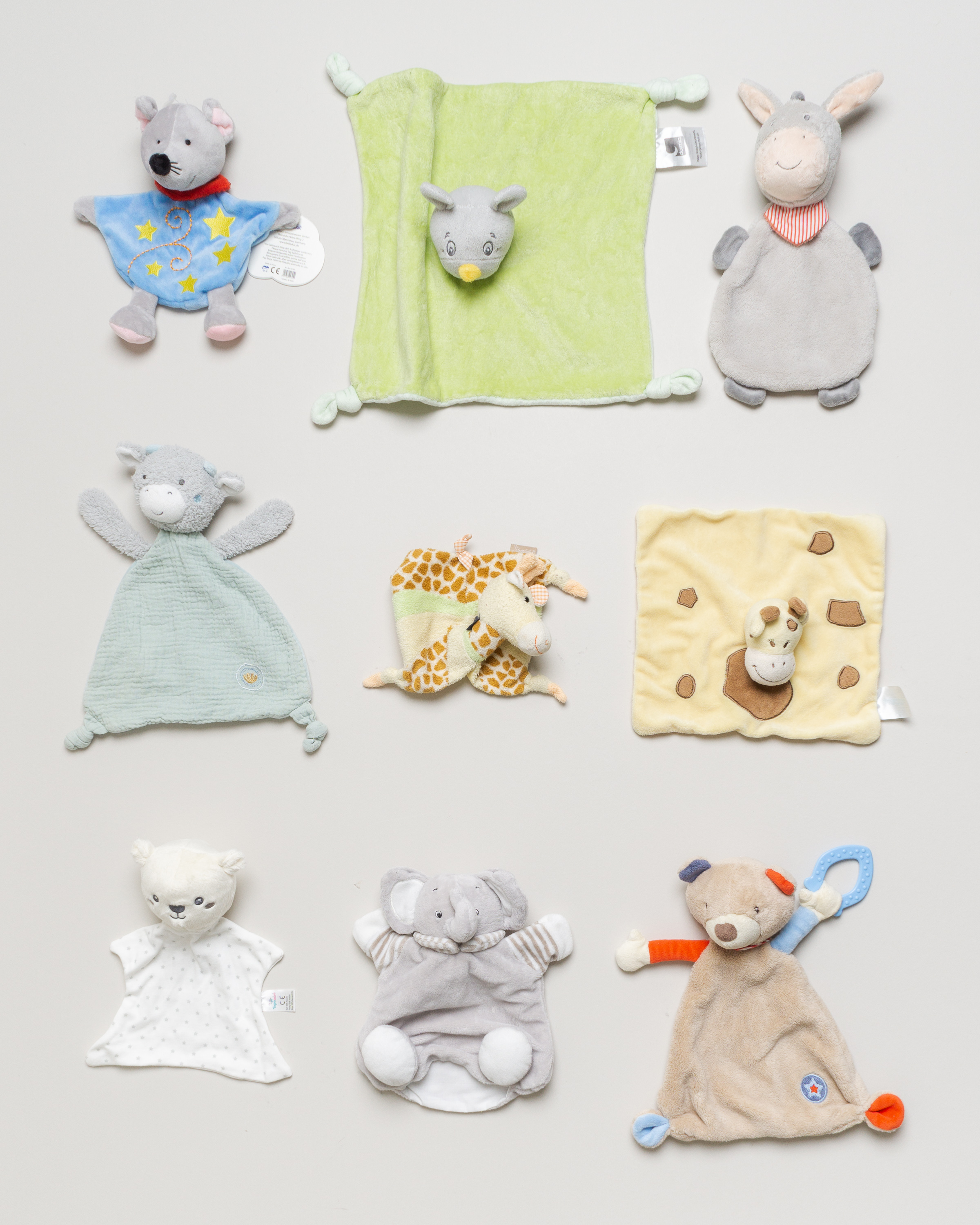 1 Spielzeug – Kuscheltiere Schnuffeltuch Schmusetuch Baby Stofftier