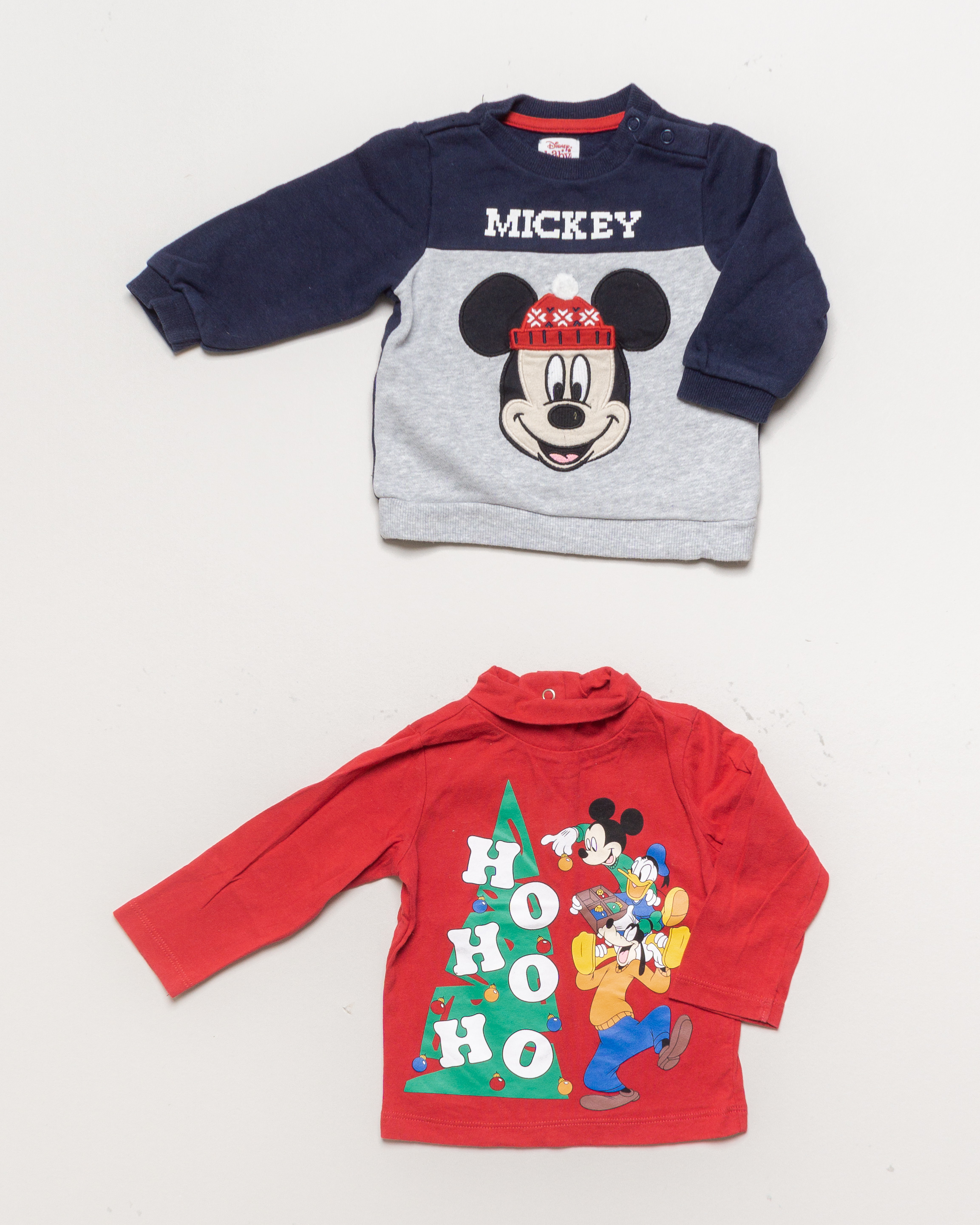1 Pullover Gr. 74 – Weihnachten Mickey Mouse Disney Goofy