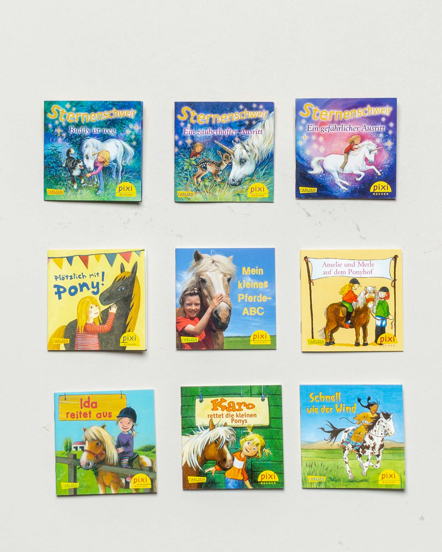 9 Pixi Bücher – Pferde Sternenschweif Pony Minibücher Set