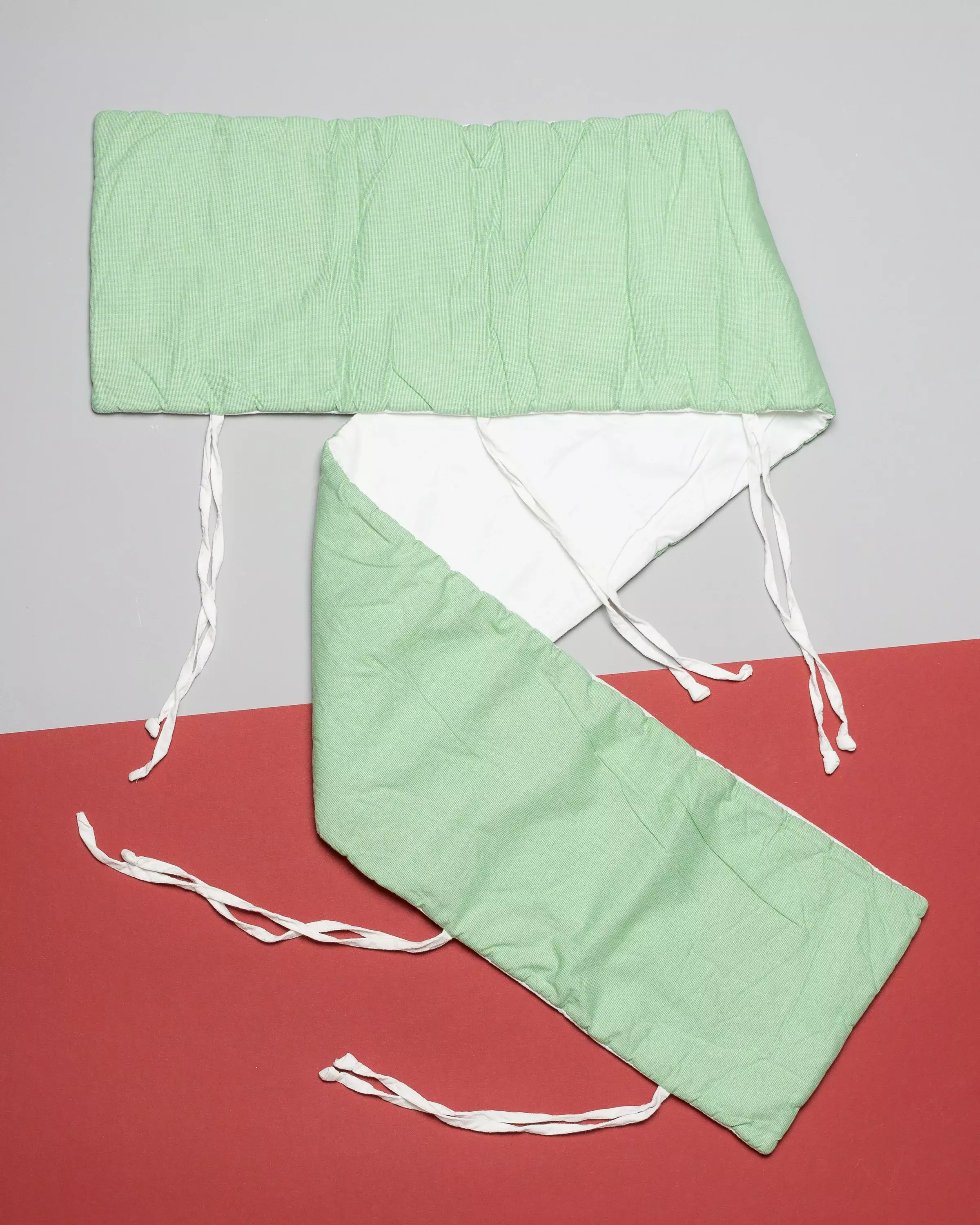 Nestchen fürs Kinderbett – 157 x 24 cm, grün