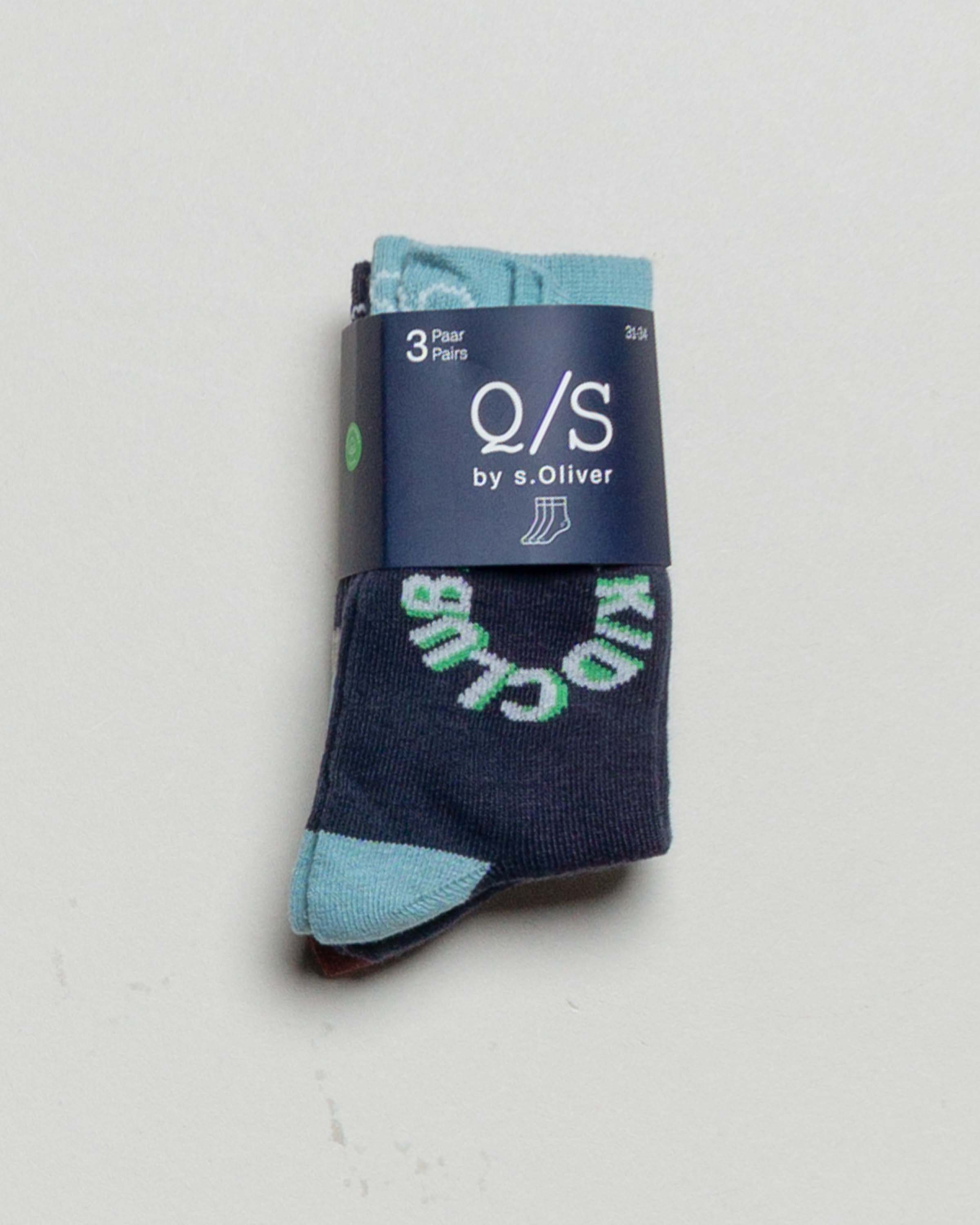 3 Socken Gr. 27-34 – NEU S.Oliver Ringel Cool Mädchen Junge