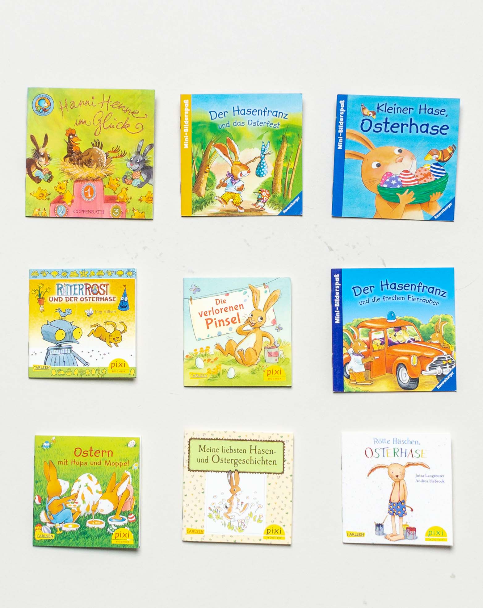 9 Pixi Bücher – Ostern Osterhase Minibücher Set