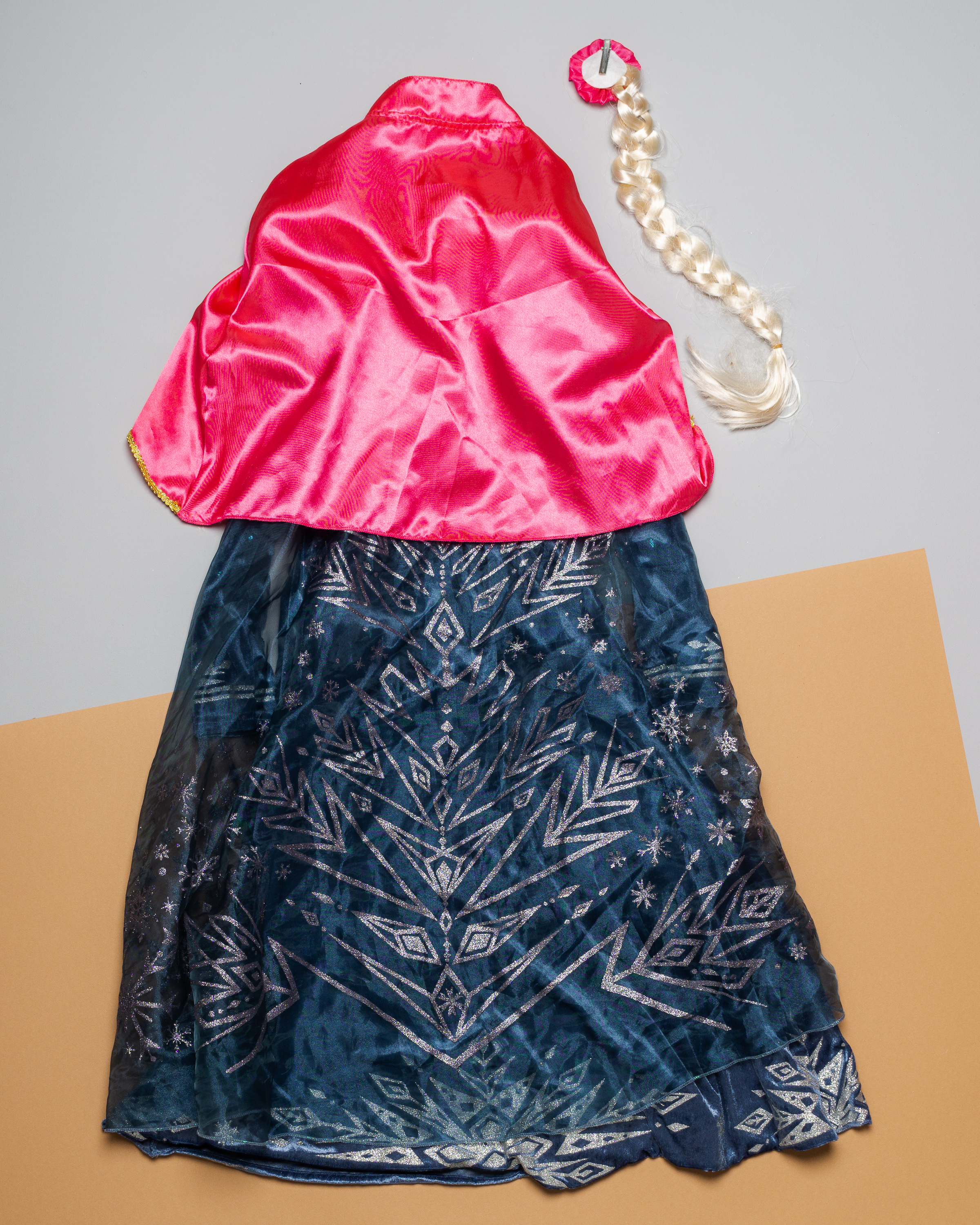 Kleid Gr. 146/152 – eisgraues Prinzessinnenkleid wie Elsa